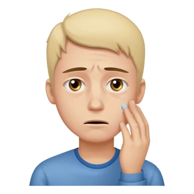 young man in despair applying for jobs with no successs - complete loss or absence of hope sticker