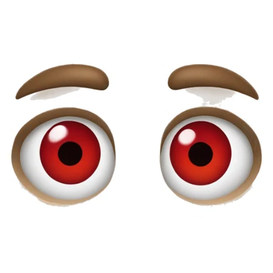 red eyes with blunt sticker