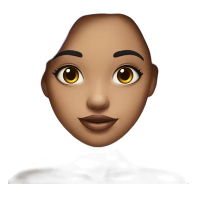 little-mermaid poisson noir girl sticker