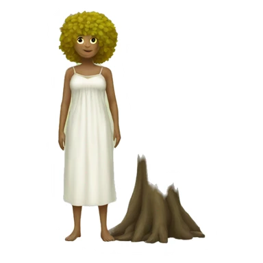 driade tree woman  sticker