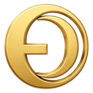 simbolo da terapia ocupacional (a letra “T” e a letra “O” juntas com esse simbolo junto “ ☤” sticker