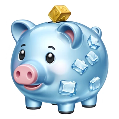  Ice Piggy bank sticker