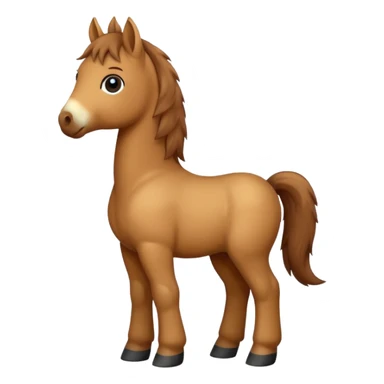 a baby horse sticker