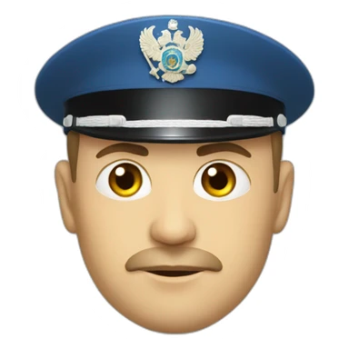 russian police sticker