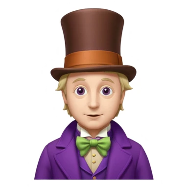 Willy wonka 2005 sticker