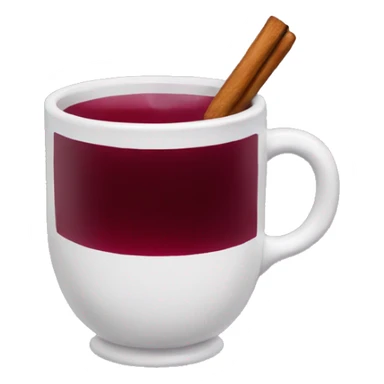 A mug of hot mulled wine sticker