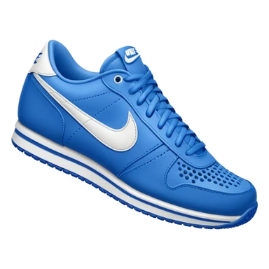 realistic blue Nike tennis shoe sticker