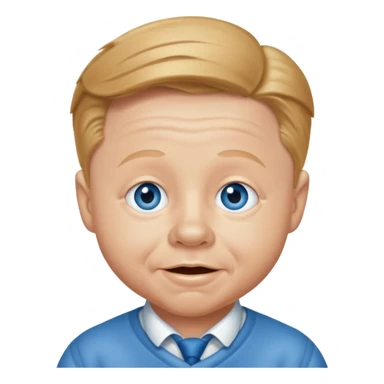 Mickey Rooney with blue eyes sticker