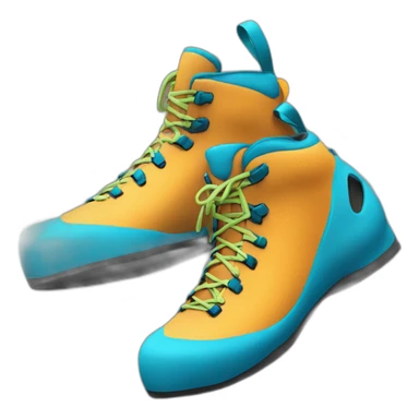 Climbing shoes for bouldering sticker