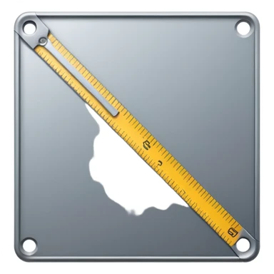 mac os icon square crop tool ruler sticker