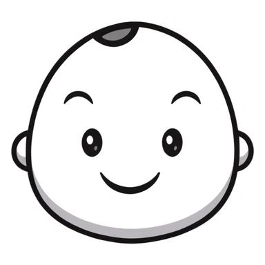 Face with droopy eyelids, goofy smile, looking very relaxed and stoned sticker