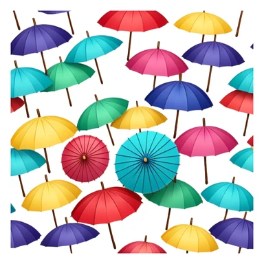 Ombrelles japonaises sticker