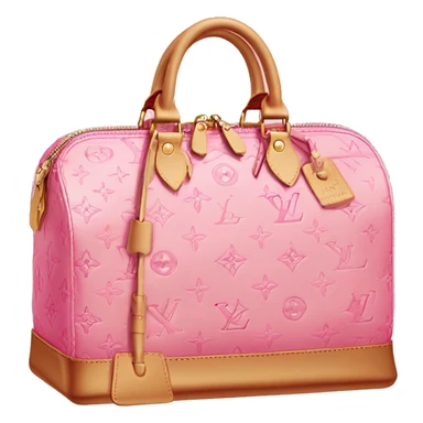 Louis Vuitton bag pink sticker