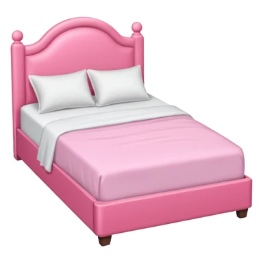 make a bed with very pink tones sticker
