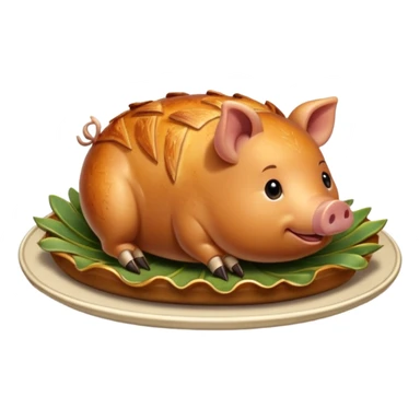 roasted joint of pork food sticker