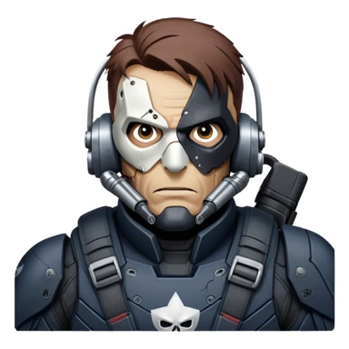 crossbones brock rumlow from captain america: civil war sticker