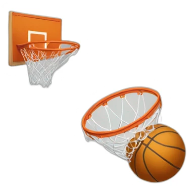 Ballon de basket sticker