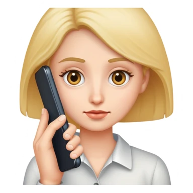 Eye roll while holding phone sticker