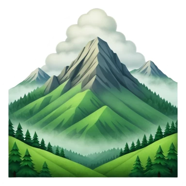 Like a foggy oregon mountain  sticker