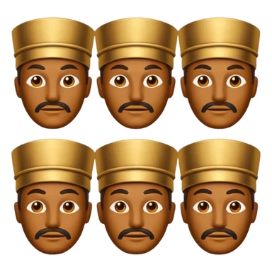 sanxingdui bronze man emoji set sticker