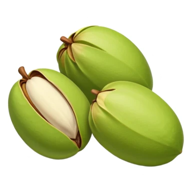 raw pistachio reverse colour sticker