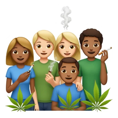 Sinners smoking weed sticker