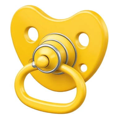 Chupeta amarela sticker