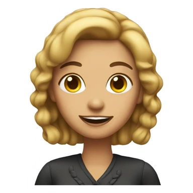 Lady with sold sign sticker