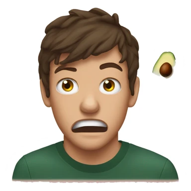 louis tomlinson scared of avocado sticker