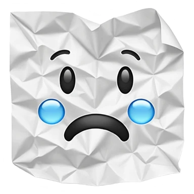 piece of paper with written text only sticker