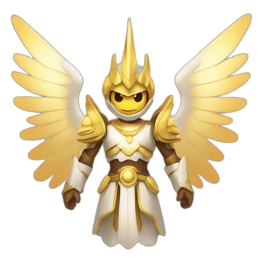 Angemon In Golden Light sticker