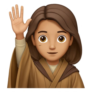 Jedi mind trick where a jedi is waving his hand sticker