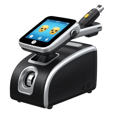 Laser hair removal machine head black sticker