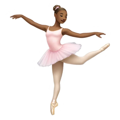 Ballerina on pointe sticker