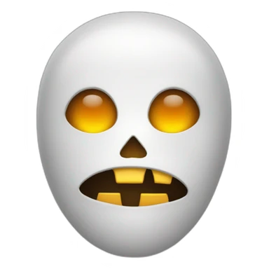 Un humain qui a peur d'un déguisement d'Halloween sticker