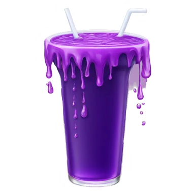 drippy lean purple drink sticker