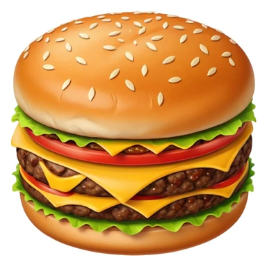 plain ground beef hamburger patty sticker