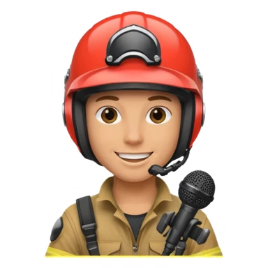 dirtbike rider being interviewed sticker