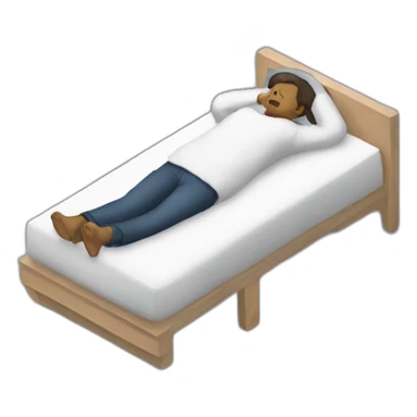 Personne qui dort sticker