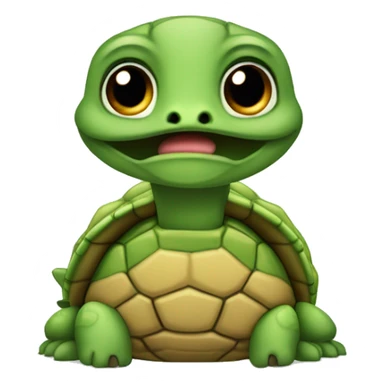 Tortuga bebé tierna  sticker