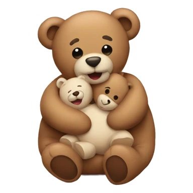 Teddy hug sticker