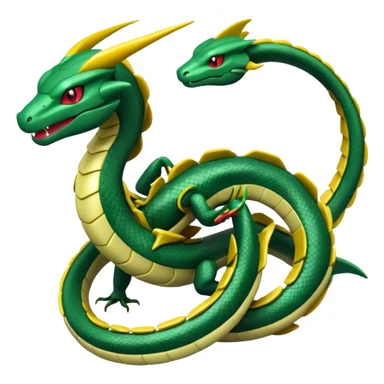 Mega rayuaza emoji sticker