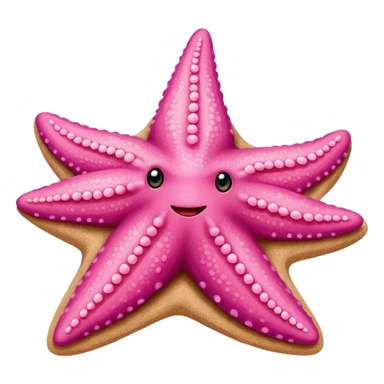 Pink starfish  sticker