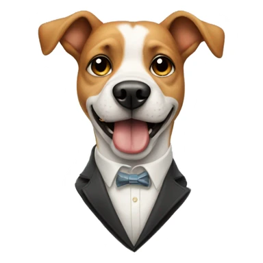 Dog with cigarreras sticker