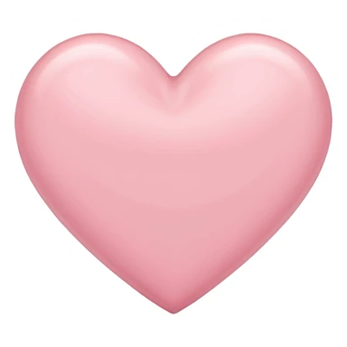 Pale pink heart sticker