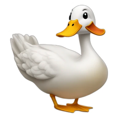 Un canard qui danse sticker