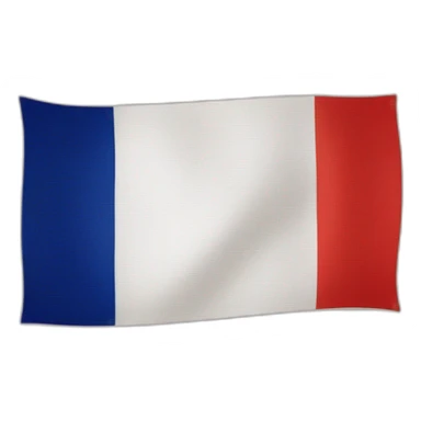 french flag with a red crossmark on it sticker