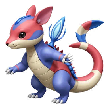 Palkia-Kyogre-Furret-fusion sticker