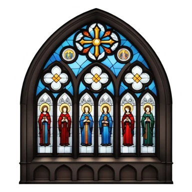 interior of a church sticker
