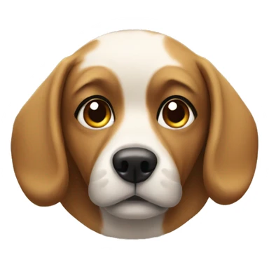 Dog wearing a costume sticker